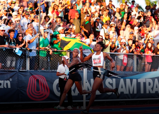 Marileidy Paulino corre este domingo en los 200 metros del Grand Slam Track