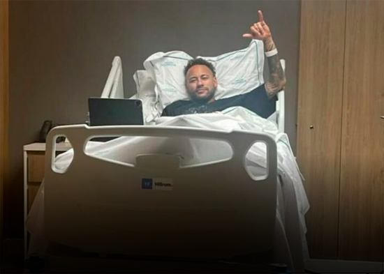 Neymar: operación de rodilla y promesa fuerte para el Mundial 2026
