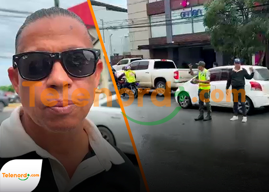 Alcalde Alex Díaz ejecuta trabajos para mejorar el tránsito en la salida a Santo Domingo en SFM