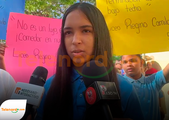 “No estamos mendigando, exigimos un derecho”: estudiante estalla por condiciones del liceo Regino Camilo