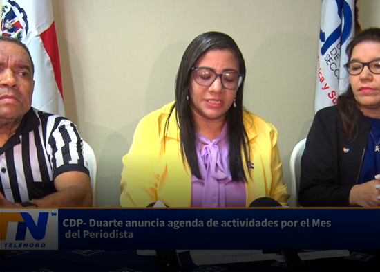 CDP Duarte anuncia agenda de actividades por el Mes del Periodista