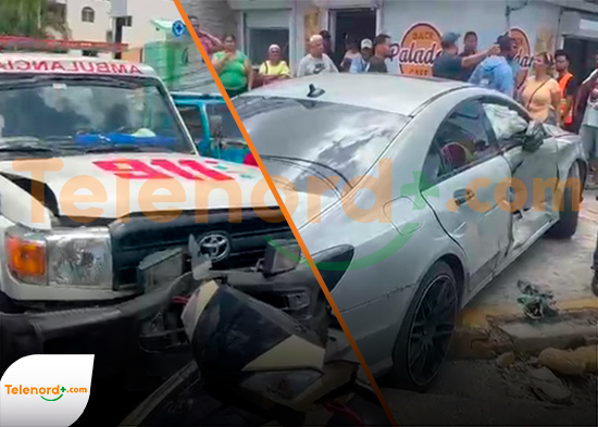 Se registra accidente de tránsito en la avenida Libertad; involucra unidad del 911