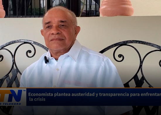 Economista plantea austeridad y transparencia para enfrentar la crisis