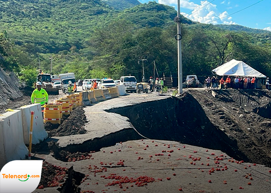 DIGESETT informa cierre parcial por derrumbe en vía hacia San José de Ocoa y establece rutas alternas