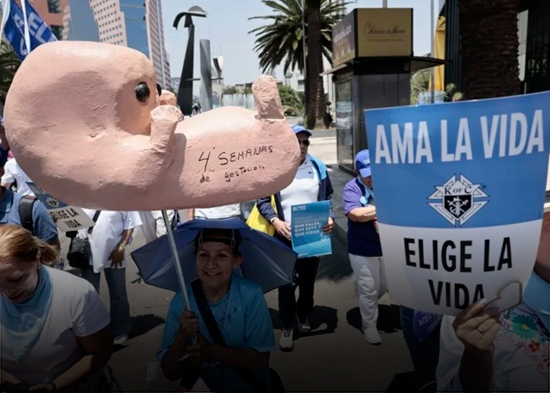 Colectivos civiles marchan al Congreso en México en rechazo al aborto y a la eutanasia