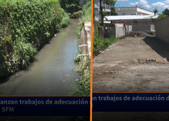 Avanzan trabajos de adecuación de la Cañada Grande en SFM