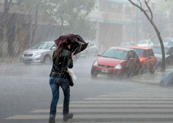  Ocurrirán lluvias fuertes y vientos en regiones