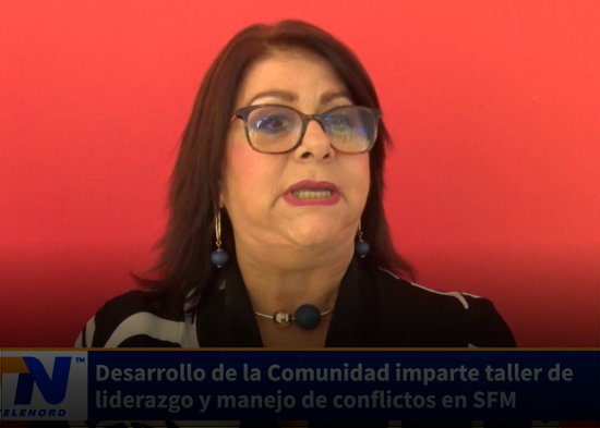 Desarrollo de la Comunidad imparte taller de liderazgo y manejo de conflictos en SFM