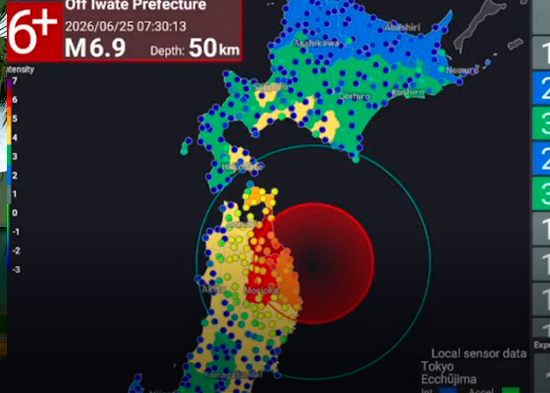 Terremoto de 6.9 sacude al norte de Japón y activan emergencia