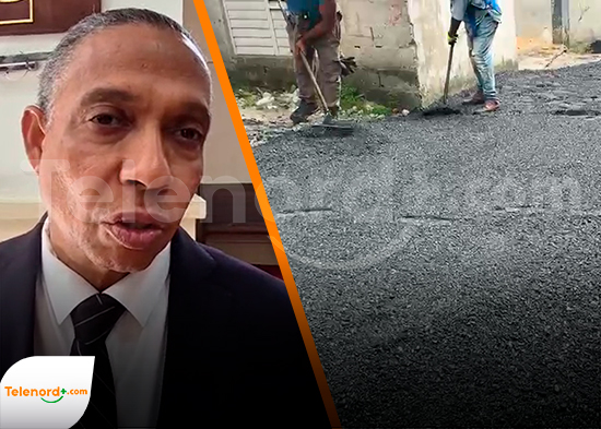 Alex Díaz destaca avances en asfaltado y reparación de averías en sectores de SFM