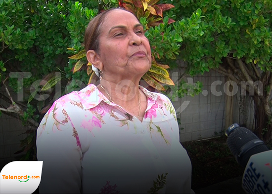 Gobernadora Xiomara Cortés pide paciencia por trabajos de asfaltado en Carmen Añil