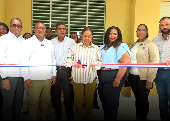 Inauguran siete nuevas aulas del Nivel Inicial en la provincia Duarte