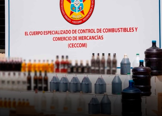 Piden investigar origen del alcohol etílico incautado en operativo contra bebidas clandestinas