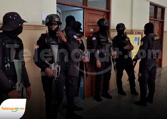 Militarizan Palacio de Justicia de SFM y refuerzan medidas de seguridad