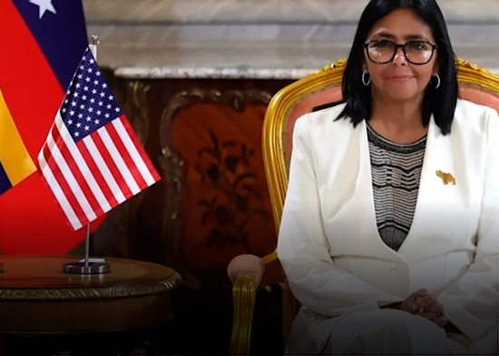 Delcy Rodríguez condiciona elecciones en Venezuela