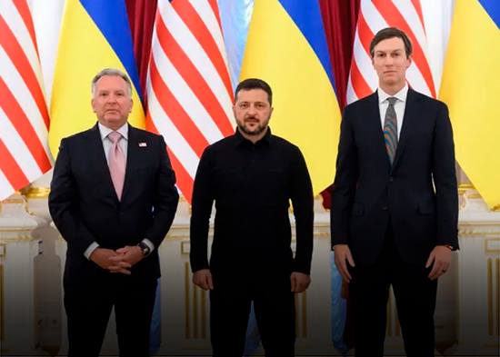 Emisarios de EE. UU. buscan con Ucrania el cese de guerra