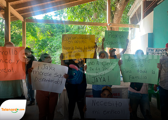 Comunitarios de Jaya califican de abusiva clausura de piscina sobre el río