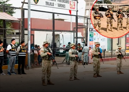 Cinco cárceles en Perú bajo cerco militar